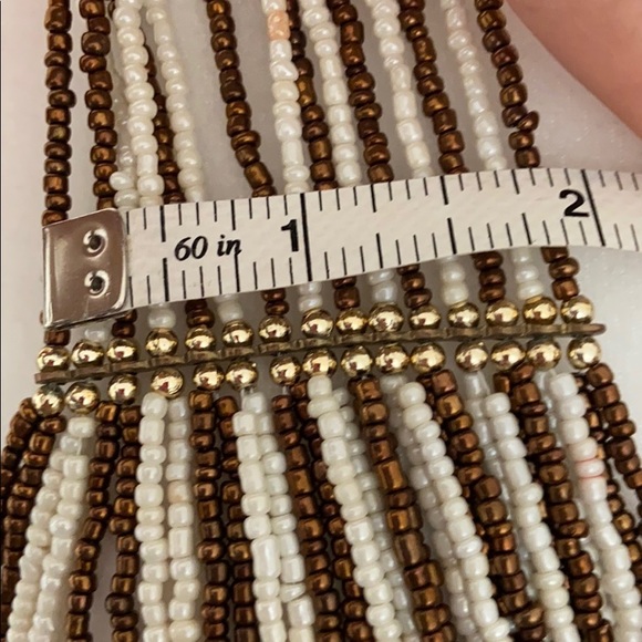 BoHo style multi-strand beaded long necklace - Picture 7 of 7